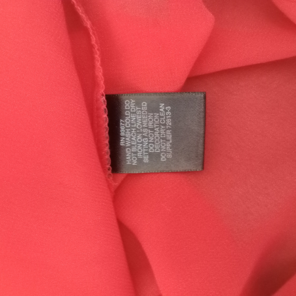 Liz Claiborne Red Embellished Women's Top size L - Picture 9 of 10